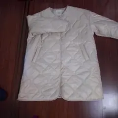 キルティングコート ロング