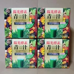 九州産 青汁 [ 陽光酵素青汁 ] 未開封品 4箱(計120食分) セット
