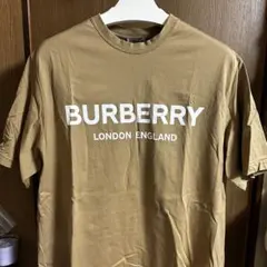 最新　BURBERRY Tシャツ　バーバリー　ロゴ　ベージュ　XLのサムネイル