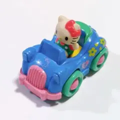 ハローキティ のりもの大スキ ミニカー 車 フィギュア オープンカー