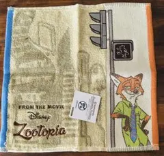 ディズニー　ズートピア ニック・ワイルド タオルハンカチ　ハンドタオル