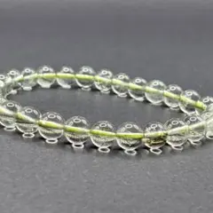 グリーンルチルクォーツ ブレスレット 天然石 6.5mm 癒し