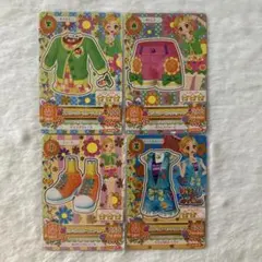 アイカツ！ ポップコーデ ＋ グッドウォーキングサロペット 4枚セット