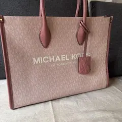 MICHAEL KORS ピンク トートバッグ