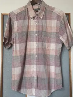 Eddie Bauer 半袖シャツ チェック柄 メンズ S(Lサイズ相当)のサムネイル