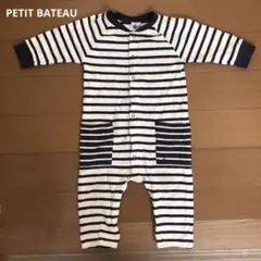 プチバトー　ロンパース　18m マリニエールボーダー