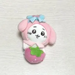ちいかわ サンリオ マイメロディ デスクトップから見守るひっかけぬいぐるみ