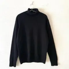 ☆【無印良品】ウールニット ウールセーター タートルネック 長袖 シンプル L