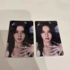 JISOO トレカ 2枚セット