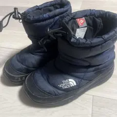 ノースフェイス　ブーツ　20cm 迷彩 ブルー