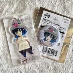 鬼滅の刃 嘴平伊之助 缶バッジ　キーホルダー