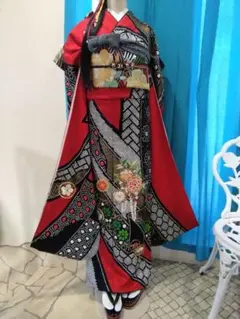 【専用】振袖正絹絞り、成人式、襦袢