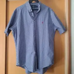 Ralph Lauren 半袖シャツ ギンガムチェック Lサイズ