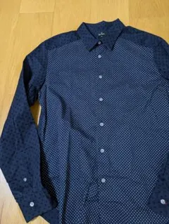 ps Paul Smith ポールスミス　水玉　ドット　　長袖シャツ　L