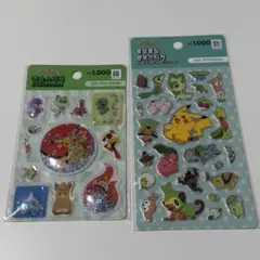 ポケモン ウォーターシール 韓国ダイソー　カプセルシール シール ポケモンシール