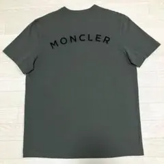 美品★ モンクレール　立体ロゴ　カーキ　Tシャツ　M 国内正規品　5S206