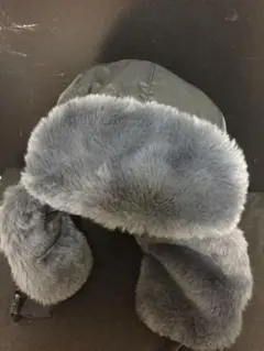 Columbia 黒 ファー帽子