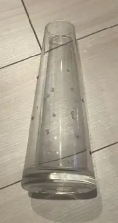 ドット　ガラス　花瓶