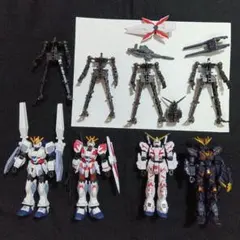 RG ユニコーン バンシィ フルアーマー セット ジャンク品 組み立て済み