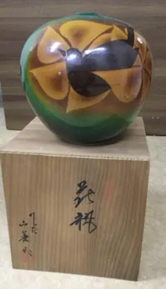 九谷焼　クタニヤキ　壺　レトロ 九谷焼 クタニヤキ 壺 レトロ