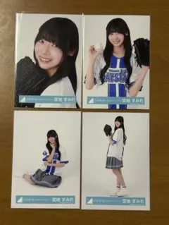 宮地すみれ 日向坂46 生写真 横浜DeNAベイスターズユニフォーム コンプ