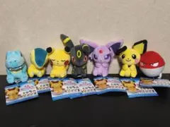 タグ付き ポケモン プチぬいぐるみ 7体セット