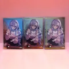 ボイスビジュアルカード 壱百満天原サロメ 3点