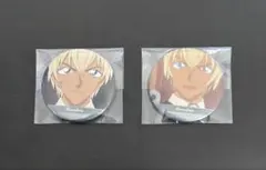 名探偵コナン　黒鉄の魚影　場面写　スクエア缶バッジ　安室透　バーボン　降谷零 名探偵コナン スクエア缶バッジ 黒鉄の魚影 安室透 バーボン 降