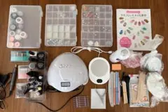 【まとめ売り】セルフジェルネイル用品セット　UVライト　マシーン　グレース