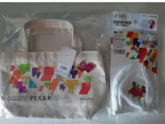 ピクサー　トートバッグ　手提げバッグ　マスク　セット　pixar bag トート