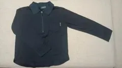 COMME CA ISM 長袖ジッパーポロシャツ 110A