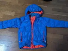 mont-bell キッズダウンコート 150サイズ 青/オレンジ