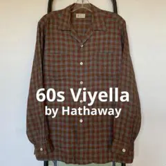 60s Viyella by Hathaway ヴィンテージ オープンカラー