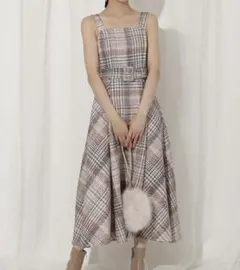 最終値下げwillselection ラメツイードワンピース　ウィルセレクション