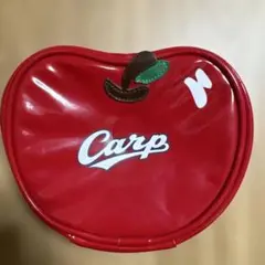 ポーチ Carp リンゴ型応援グッズ 赤 カープ