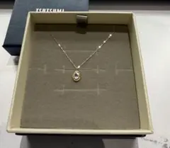 ツツミ　K10 YG ホワイトトパーズ　ネックレス