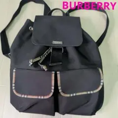 【希少】BURBERRY FRAGRANCE リュック ナイロン チャコールのサムネイル