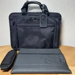 美品 バーマス ビジネスバッグ 2way 拡張機能付 PCケース付