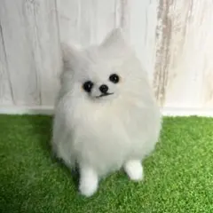 即購入可能です。羊毛フェルト【ポメラニアン】犬　※他の犬種のオーダーも受付中です