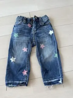 GAP ベビー デニムパンツ 星柄 90cm