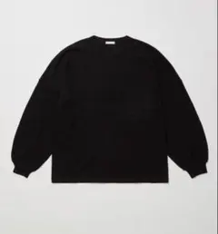 cash ＆ barba シーアイランドコットン ニット 半袖クルー Blk 2