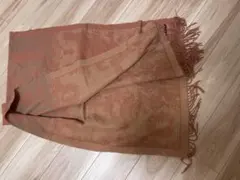 マーキュリーデュオ　大判ストール　マフラー　くすみピンクのサムネイル
