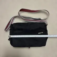 ショルダーバッグ ブラック ストライプストラップのサムネイル