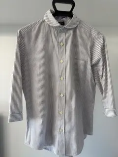 Harriss PARIS ハリス ロンドンストライプ柄 七分袖シャツのサムネイル