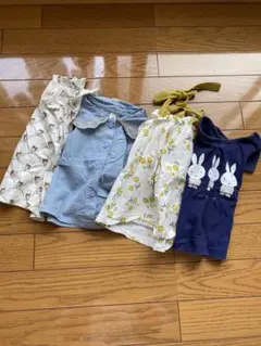 女の子　80 Tシャツ　まとめ売り　4点セット　半袖　可愛い