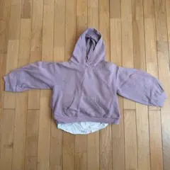 BREEZE 薄紫 パーカー 130サイズ