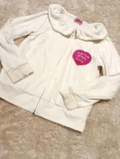 シスタージェニー120ジップアップジャケットホワイト