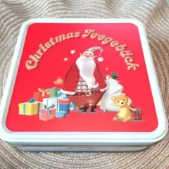 クリスマス用品　ユーハイム　サンタ缶