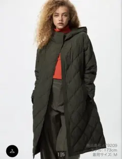 ユニクロ パフテックロングコート リラックスフィットMサイズ