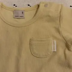 petit main 長袖ロンパース 80サイズ 黄色